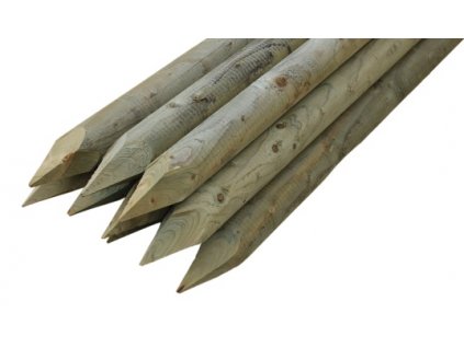 Dřevěný kůl pro ohradníky tlakově impregnovaný (Varianta 100x1900mm)