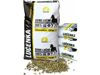 903 lucenka granulovane seno pro kone zver ovce a kraliky 15kg