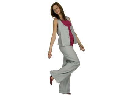 Elegantní společenská vesta se zapínáním na knoflíky.