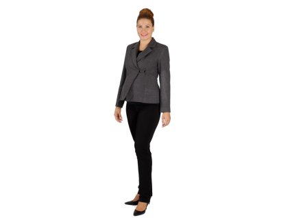 Těhotenské sako Rialto  Hank  šedé s vlasem 0345 (Dámská velikost 38)