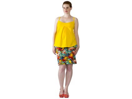 Těhotenské tílko Rialto Capellen žlutá 0107 (Dámská velikost 38)