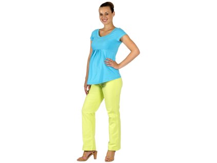 Těhotenské tričko Rialto Salice tyrkysové 0109 (Dámská velikost 38)