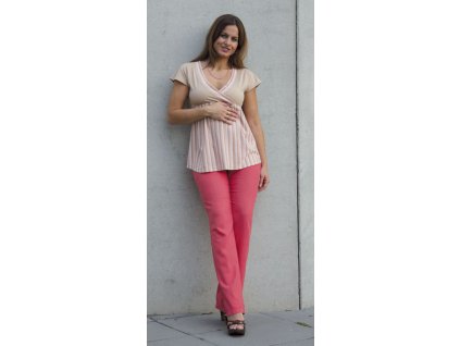 Těhotenské tričko z organické bavlny Rialto Doncols 0180 (Dámská velikost 36)