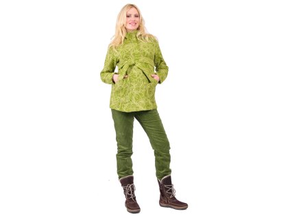 Těhotenský podzimní kabátek.