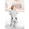 Moniel Dětský rostoucí overal Pes Dots šedá4