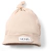Moniel Dětská čepice Pastel béžová 0-3 měsíce