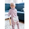 Moniel Dětský rostoucí overal Kočka Pastel růžová6