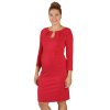 Těhotenské šaty Rialto Lecluse červené 0491 (Dámská velikost 36)