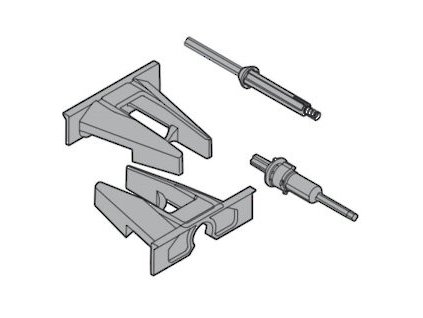 Blum BLUM T57.7400 pastorky Movento-Legrabox Tip-on, 227606