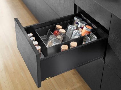 Blum K-BLUM Legrabox C Pure 450mm/70 kg, Blumotion/TOB, karbon černý, 499068