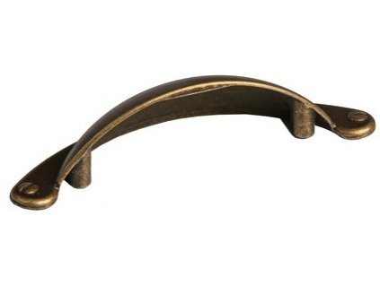 Metakor Nábytková úchytka rustikální Cona starozlatá, 285004, rozteč 64mm