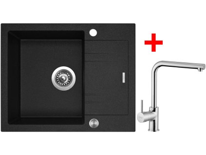 4290232 8596142052172 sinks linea 600 xc granblack elka