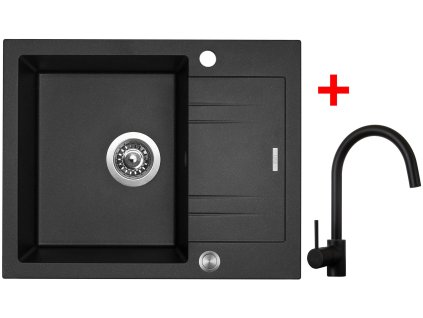 4290204 8596142052608 sinks linea 600 xc metalblack vitalia cerna matna