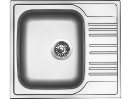 Sinks STAR 580 V 0,6mm matný (Konstrukční typ Dřezy s krátkým odkapem, Spodní skříňka 450 mm (400 mm po úpravě skříňky/bez baterie), Hloubka dřezu 170 mm)