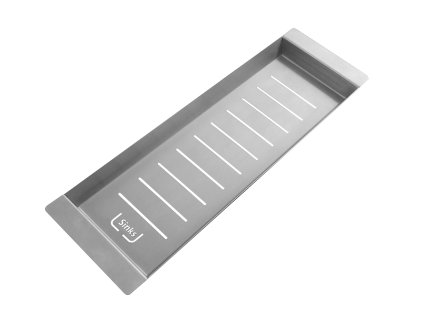 Sinks přídavný odkapávač nerez (Hloubka dřezu 27 mm)