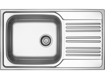 Sinks STAR 860 XXL V 0,7mm matný (Konstrukční typ Dřezy s krátkým odkapem, Spodní skříňka 600 mm (500 mm po úpravě/bez baterie), Hloubka dřezu 190 mm)