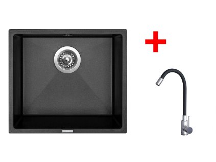 4478175 8596142054251 sinks frame 457 metalblack elasta nerez cerna