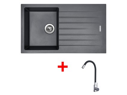 4478249 8596142054633 sinks perfecto 860 titanium elasta nerez cerna