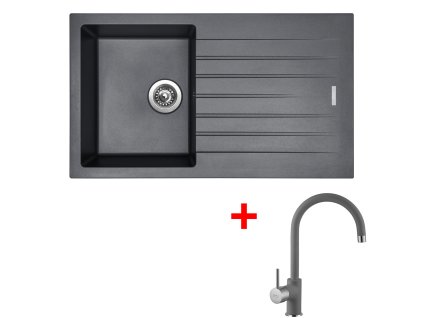 4289418 8596142048700 sinks perfecto 860 titanium vitalia gr