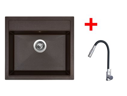 4478435 8596142055906 sinks solo 560 marone elasta s nerez cerna