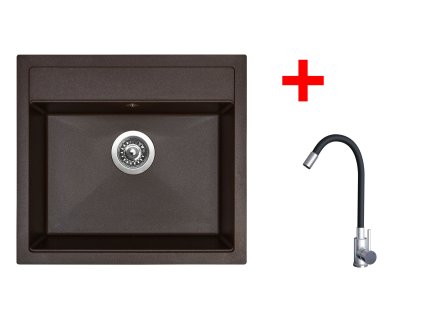 4478201 8596142054381 sinks solo 560 marone elasta nerez cerna