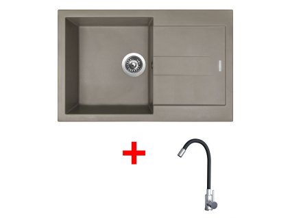 4478327 8596142055180 sinks amanda 780 truffle elasta nerez cerna