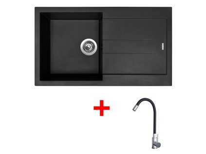 4478333 8596142055210 sinks amanda 860 pureblack elasta nerez cerna