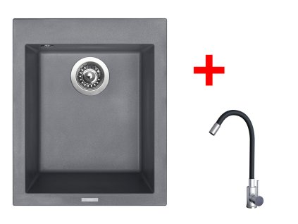 4478295 8596142055029 sinks cube 410 titanium elasta nerez cerna