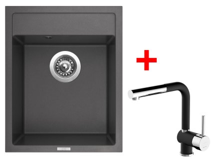 4586296 8596142057467 sinks classic 400 pureblack mix 3 p gr