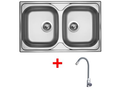 4478693 8596142057917 sinks classic 800 duo elasta nerez seda