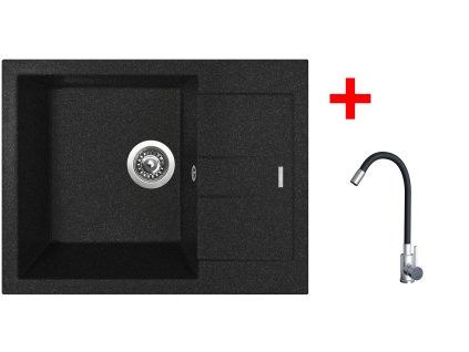 4478313 8596142055111 sinks amanda 650 granblack elasta nerez cerna