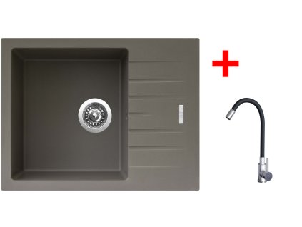 4478215 8596142054459 sinks perfecto 650 truffle elasta nerez cerna