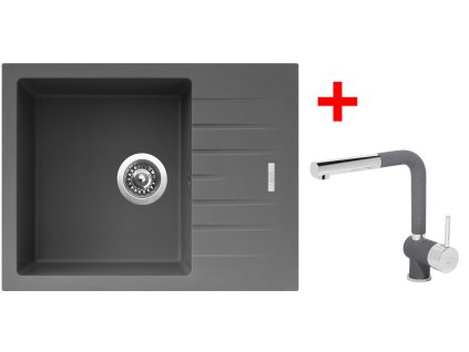 4289638 8596142049813 sinks perfecto 650 titanium mix 3 p gr