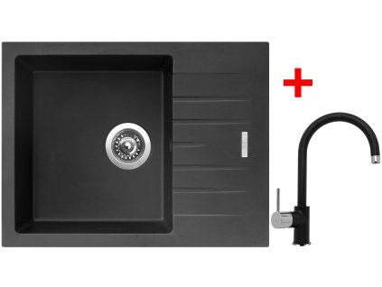 4289594 8596142049547 sinks perfecto 650 pureblack vitalia gr