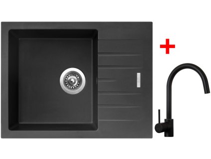 4289582 8596142049486 sinks perfecto 650 pureblack vitalia cerna matna