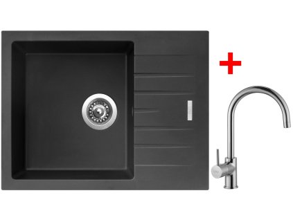 4289570 8596142049424 sinks perfecto 650 pureblack vitalia