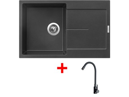 4478547 8596142056934 sinks ultima 790 metalblack elasta cerna matna