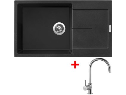 4289802 8596142050741 sinks ultima 860 xxl metalblack vitalia