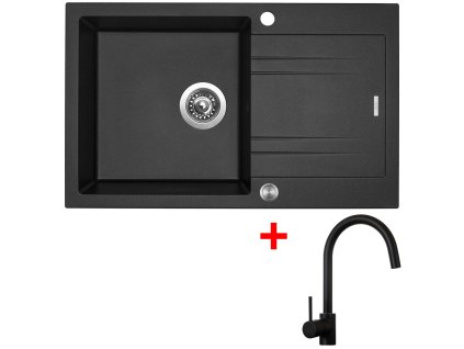 4290286 8596142052868 sinks linea 780 xc metalblack vitalia cerna matna