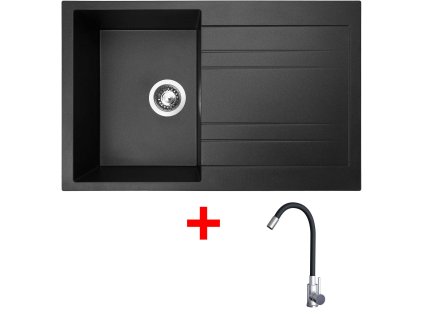 4478155 8596142054169 sinks grande 800 metalblack elasta nerez cerna