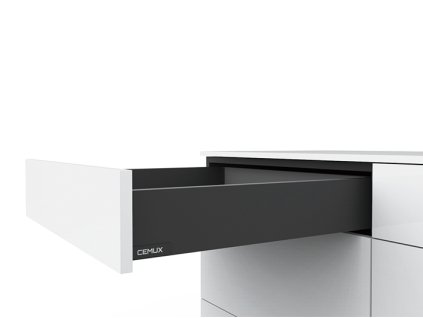 Cemux H BOX SLIM zásuvka antracit H84/550 mm, H1321-550G