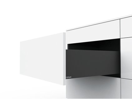 Cemux H Box SLIM zásuvka TIP-ON antracit H167/400 mm, 205088