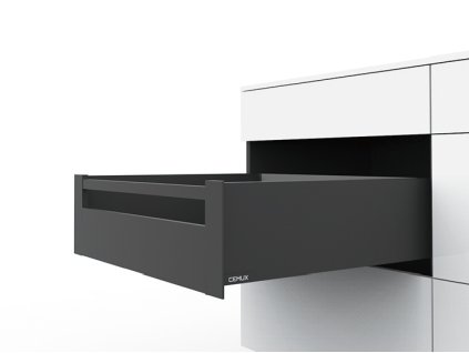 Cemux H BOX SLIM zásuvka vnitřní antracit H167/550 mm, 205158