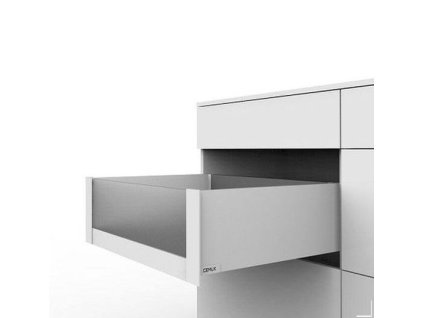 Cemux H Box SLIM zásuvka vnitřní bílá čelní sklo H199/500 mm H170, 203848