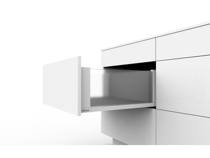 Cemux H Box SLIM skleněné bočnice bílé H199/500 mm, H1334-500W