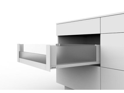 Cemux H Box SLIM skleněné bočnice bílé H167/500 mm vnitřní čelní sklo H70, 203806