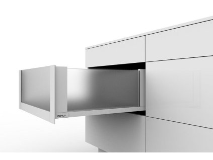 Cemux H Box SLIM skleněné bočnice bílé H199/500 mm vnitřní čelní sklo H170, 203809