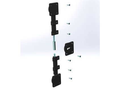 StrongLine Vyztuha dveri max 2250mm cerna