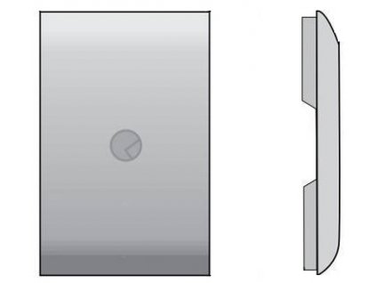 Italiana Ferramenta IF Libra krytka široká Libra H1/H2/H3 plast bílá
