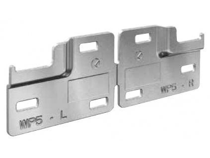 Italiana Ferramenta IF Libra závěsný plech WP5 Libra H7/H11 pozink sada